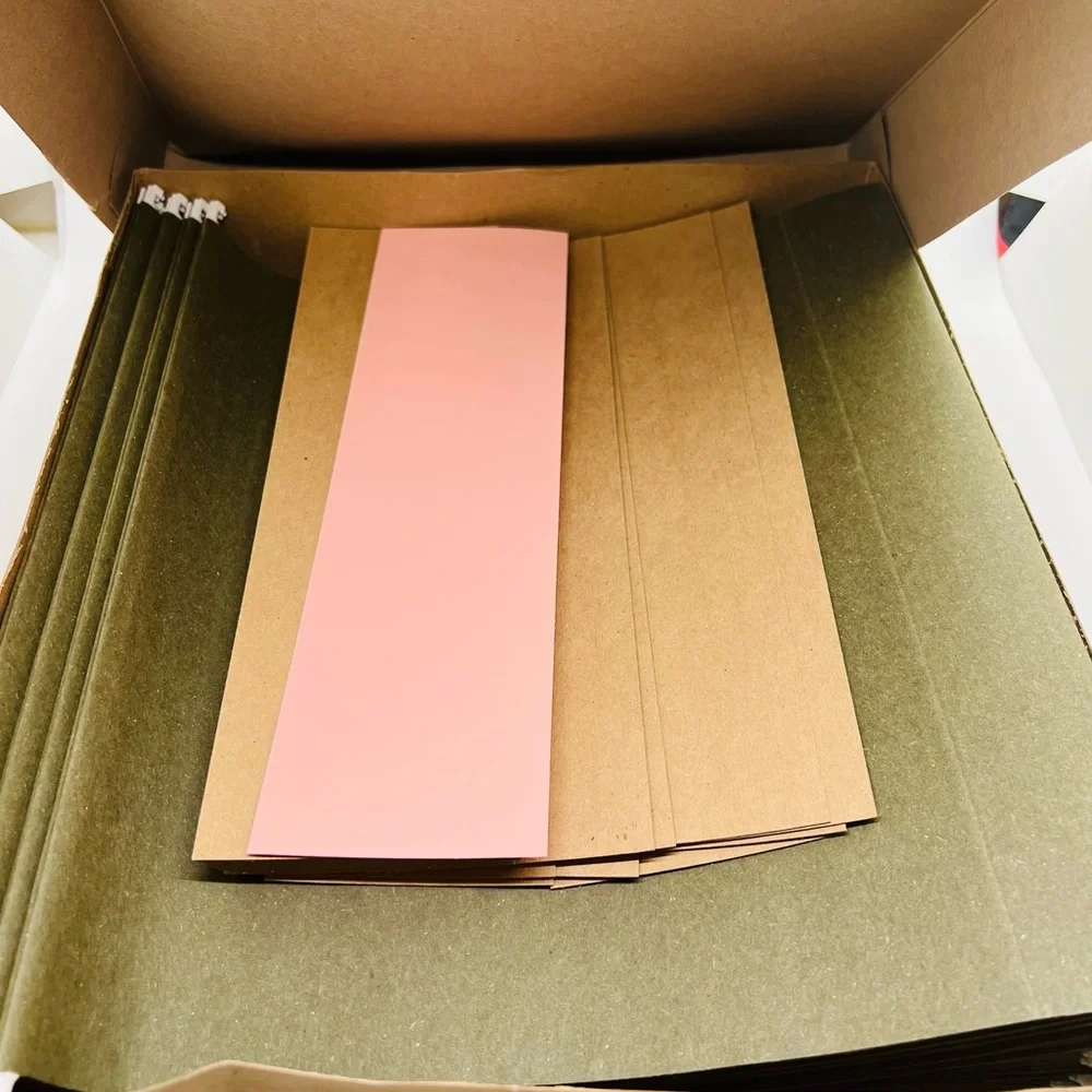 NWT Staples Hanging Folders 3” Box Bottom